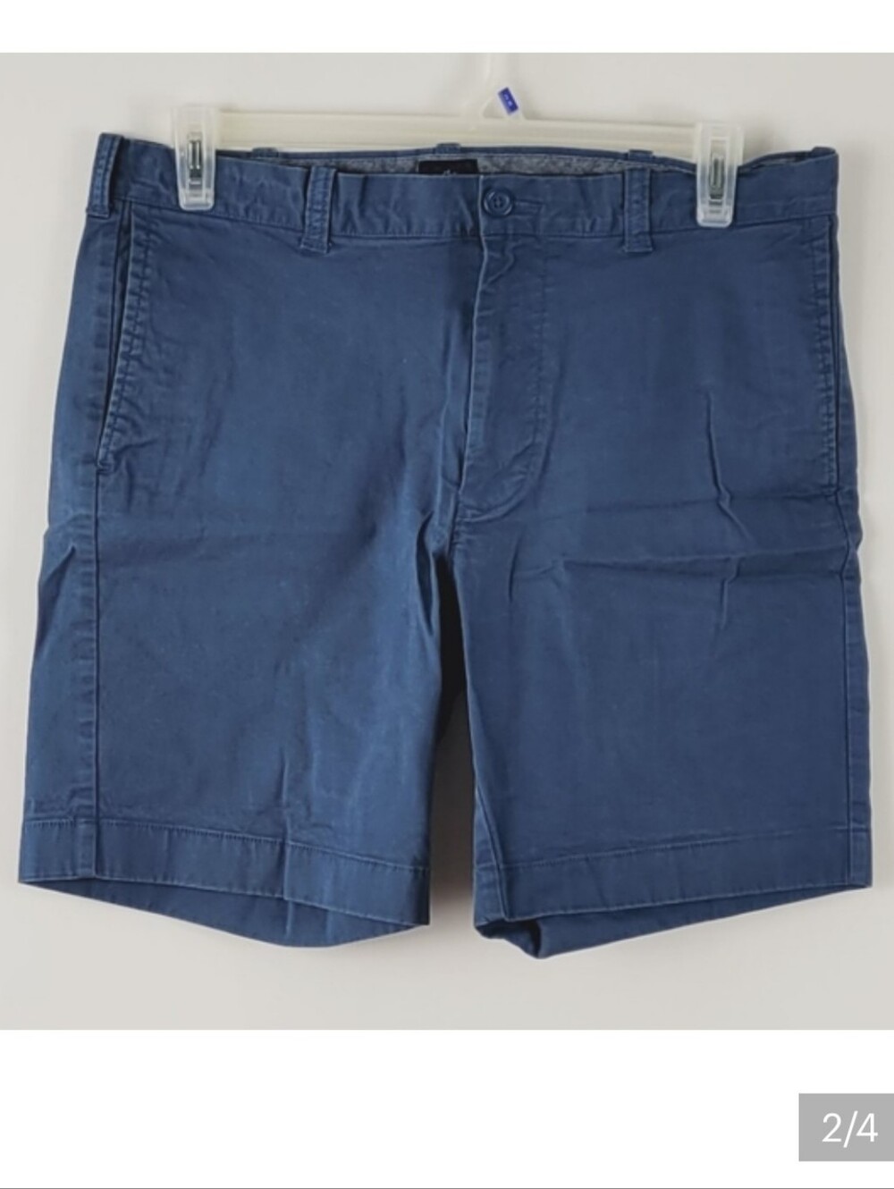 J.Crew Factory Men's Flex Chino Shorts Blue Size 35